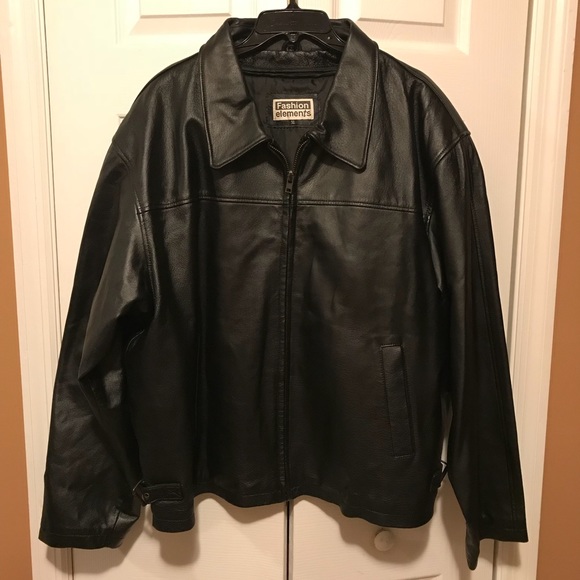 fashion elements leather jacket